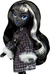 Rainbow High Shadow High Girl's Night - Shanelle Onyx - 28 cm modedukke i nuancer af gråt, sort hår og outfit med tilbehør og kam - Til samlere og børn fra 6 år og opefter
