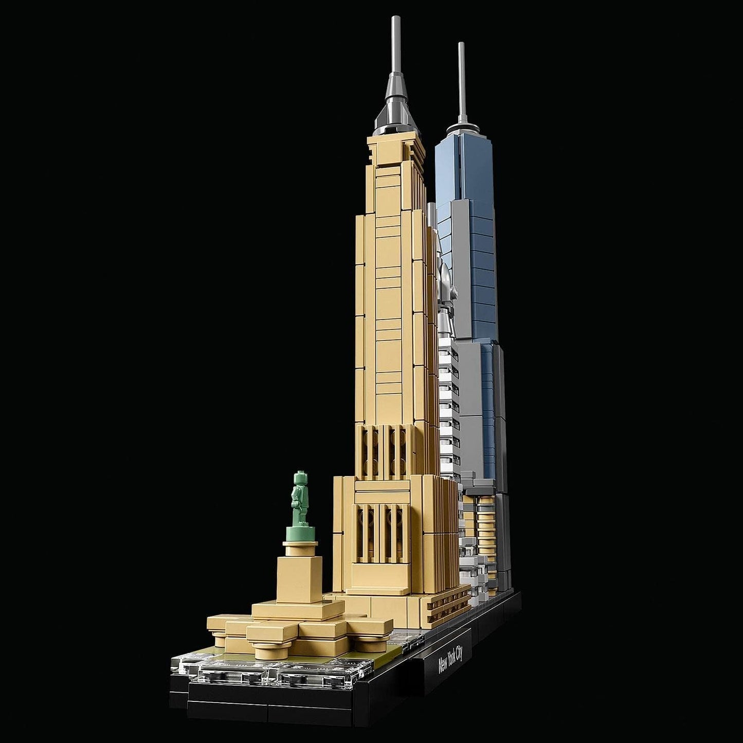 LEGO Architecture New York City-sæt, Skyline-modelsæt med World Trade Center og Frihedsgudinden, Håndværk til voksne, Hjem- og kontordekorationer, Gaver til kvinder og mænd 21028 Byggesæt Besuche den LEGO-Store