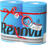 Renova toiletpapir, grønt, 4 ruller