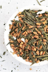 Grøn te Umami Bio Genmaicha fra japanske kulturer, 100g - Teblade med stegte ris -