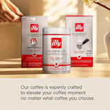 illy, Kaffee E.S.E. Puder Einzeldosis CLASSICO, 100% Arabica med noter af Orangenblüten og Jasmin, Sanfter Gesmack og Süßer Nachgeschmack, 1 Packung med 18 compostierbaren kapsler