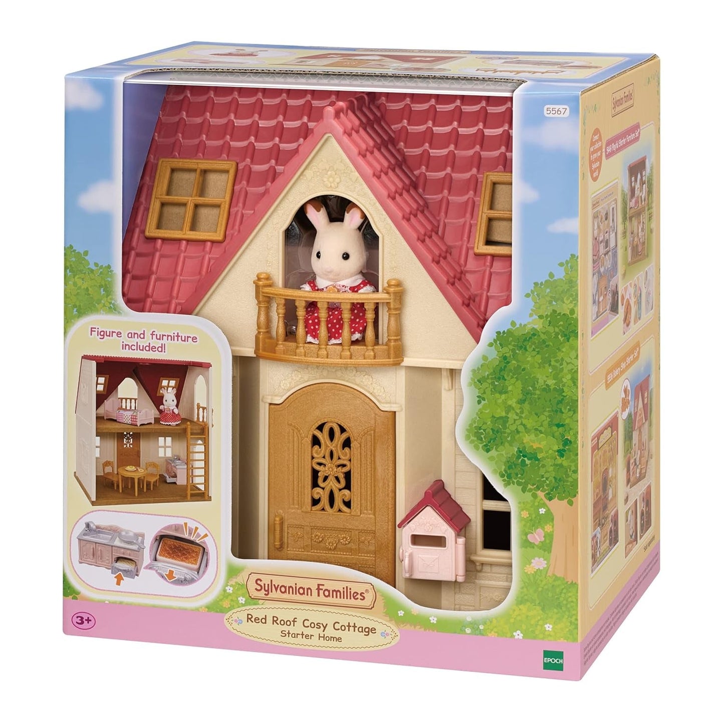 L5567 NYT Starterhus, flerfarvet L5706 Milk Bunny Family - Dukkehusfigurer