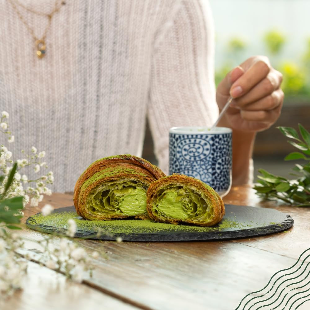 Naturalebio BIO Grøn te pulver 100 g. Til madlavning og bagning. Original japansk matcha. Grøn te fra Japan, vegansk, glutenfri og ikke-GMO. Naturligt økologisk produkt.