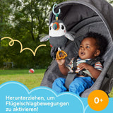 FISHER-PRICE Flap & Go Tucan - Plyslegetøj til barnevogn fremmer finmotorik og sensoriske færdigheder for nyfødte fra fødslen HNX66 Babylegetøj Naty Shop