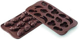 Silikoneform Praline Silikomart Frugt 3,2 x 3,2 x H 1,5 cm, 10 ml, 15 hulrum (SCG32) Køkken Naty Shop