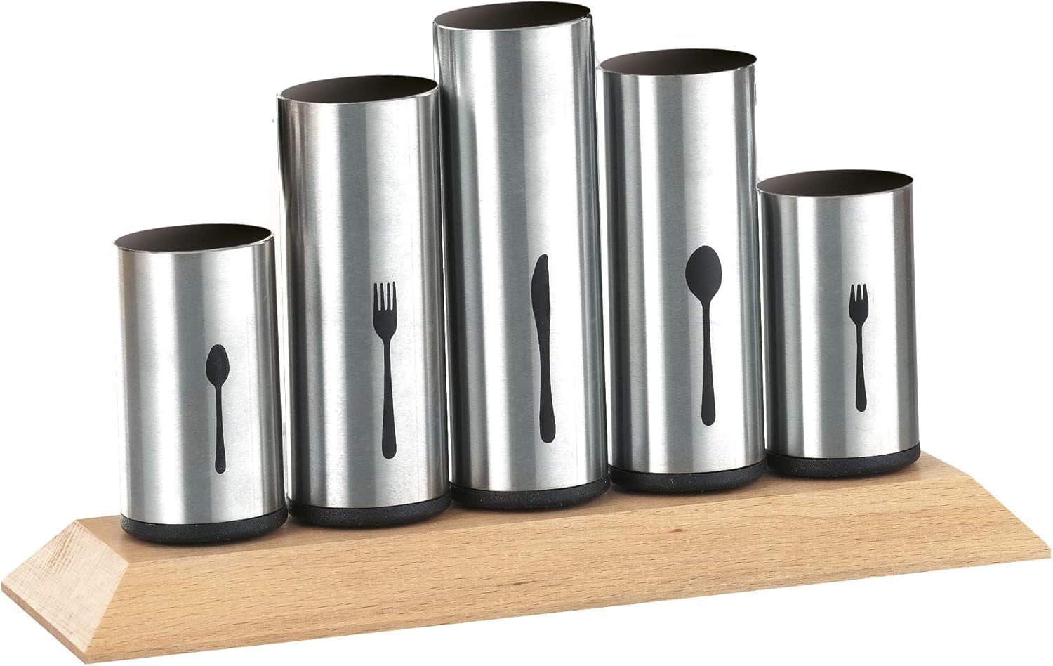 Bestikholder i rustfrit stål, 1 pakke, sølv Naty Shop Kitchen A 1 stk