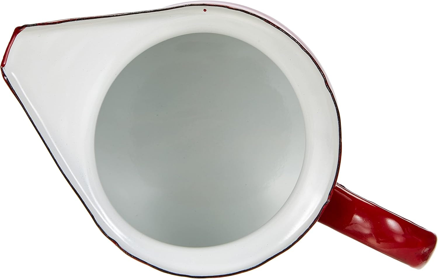 910550 – Rødt mælkekrus, serverer 0,50 liter.