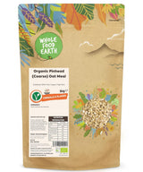 Pinhead Økologisk Wholefood Jordhavregryn (grovt) - 1 kg, stabiliseret, ikke-GMO, vegansk, fiberrigt, kontrolleret økologisk landbrug