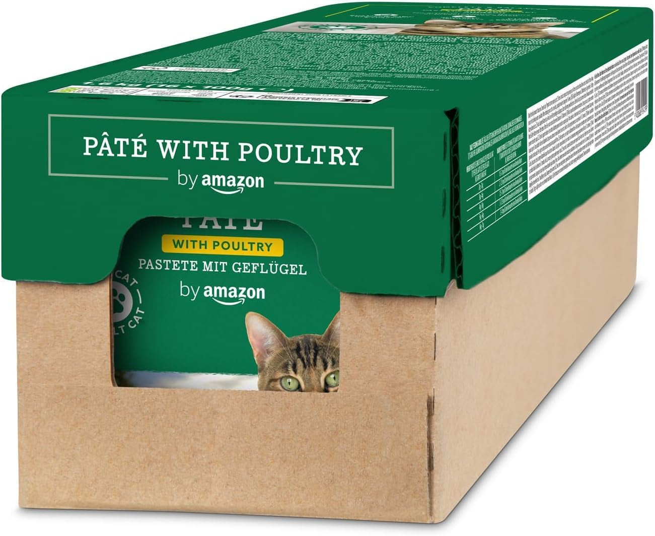 Livslang af Amazon Katzenfutter, nass, Pastete mit Geflügel, 100 g, 16 Stück