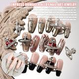 Planet Nail Art Charms, 32 Stück Saturn Shape Nagel Edelsteine ​​​​Für Acrylnägel, Glänzender Nagel Strasssteines Mädchen Nail Art DIY Håndværk Dekoration Tilbehør