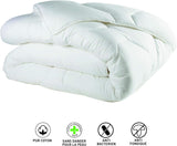 Blanrève Cthalvd011420 Dynebetræk Hollofil Allerban varm bomuld hvid 140 X 200 cm Dyner og dyner Naty Shop