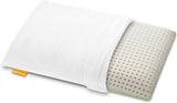 Ortopædisk nakkestøttepude - Økologisk Aloe - Aloe Vera Viskoelastisk pude 14 cm Højde 100% bomuldsbetræk Viscopude - Memory Foam Pude - Made in Italy Naty Shop Standardpuder