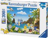Ravensburger Puslespil til børn - 12840 Fang dem alle! - Pokémon-puslespil til børn fra 8 år med 200 brikker i XXL Puzzle Naty Shop-format