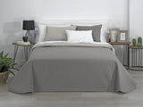 AVA | Vendbar Boutique Quilt | Til alle årstider | Farve - Beige/Taupe | Til 140/150/160 cm seng. seng. (250 X 270 Cm. Ancho X Alto) | Quiltet quilt Quilts og quilts Naty Shop Standard titel