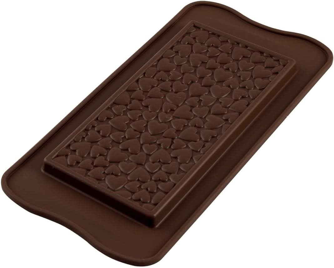 Silikoneform Silikomart Love Tabletter 15,5 x 7,7 x H 0,9 cm, 85 ml, 1 hulrum (SCG38) Køkken Naty Shop