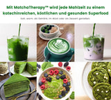 Matcha terapi 30+ | Økologisk Matcha tepulver | 60 g | Med et verificeret indhold på mindst 30 mg/g catechin EGCG | Understøtter immunsystemet og energiniveauet | Ceremoniel kvalitet | Grøn te fra Japan