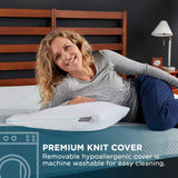 TEMPUR-PEDIC Tempur-Cloud Prohi-pude, Memory Foam, Hvid/overdådig have, King Standard-puder Naty Shop