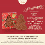 Venchi, Brutto&Buono, håndlavet "Piedmont Forest Hazelnut" grantræformet mælkechokoladebar, 200 g, glutenfri, julekollektion i begrænset udgave, gaveidé