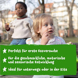 Pumpkin Organics Baby flerkornede gulerods- og mangoringe (pakke med 8) Additivfri babysnacks fra 12 måneder - Allergenfri² og glutenfri³ sprøde babysnacks (8 x 20 g)