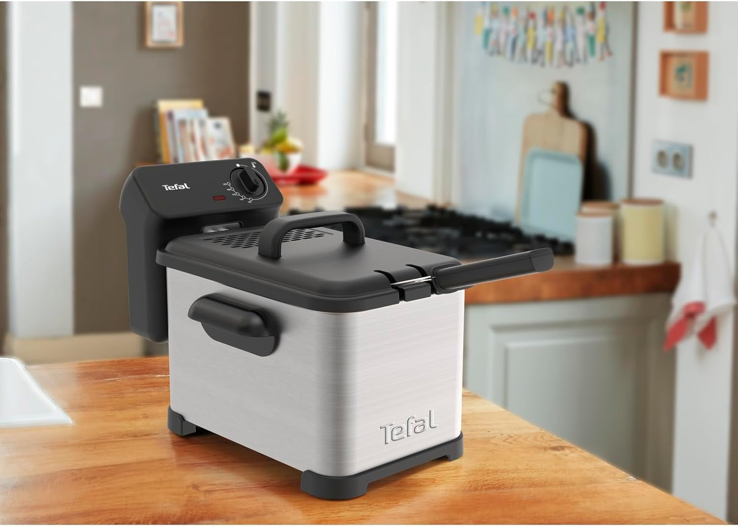 Tefal Family Pro Access 4.0L, 3000 Watt, semi-professionel, med olie, aftagelig olietank, kølezoneteknologi Hvidevarer Naty Shop