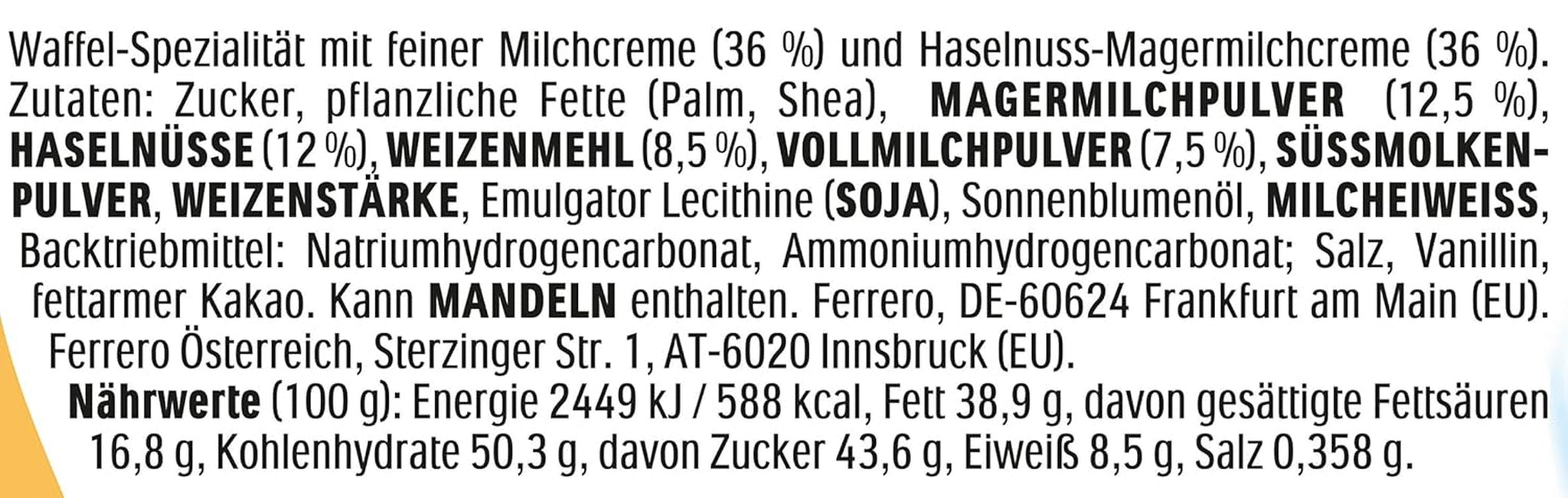 Kinder Happy Hippo Hasselnut - Specialitetssprøde vafler med mælk og hasselnøddecreme - Karneval og fastelavnsslik - 1 pakke indeholdende 5 individuelle stænger á 20,7 g hver