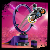 LEGO 60361 City Stuntz Ultimate Stunt Rider Challenge, 3I1-stunts for 1 eller 2 spillere, med 2-hjulede legetøjsmotorcykler til børn, sæt 2023 byggesæt Besuche den LEGO-Store