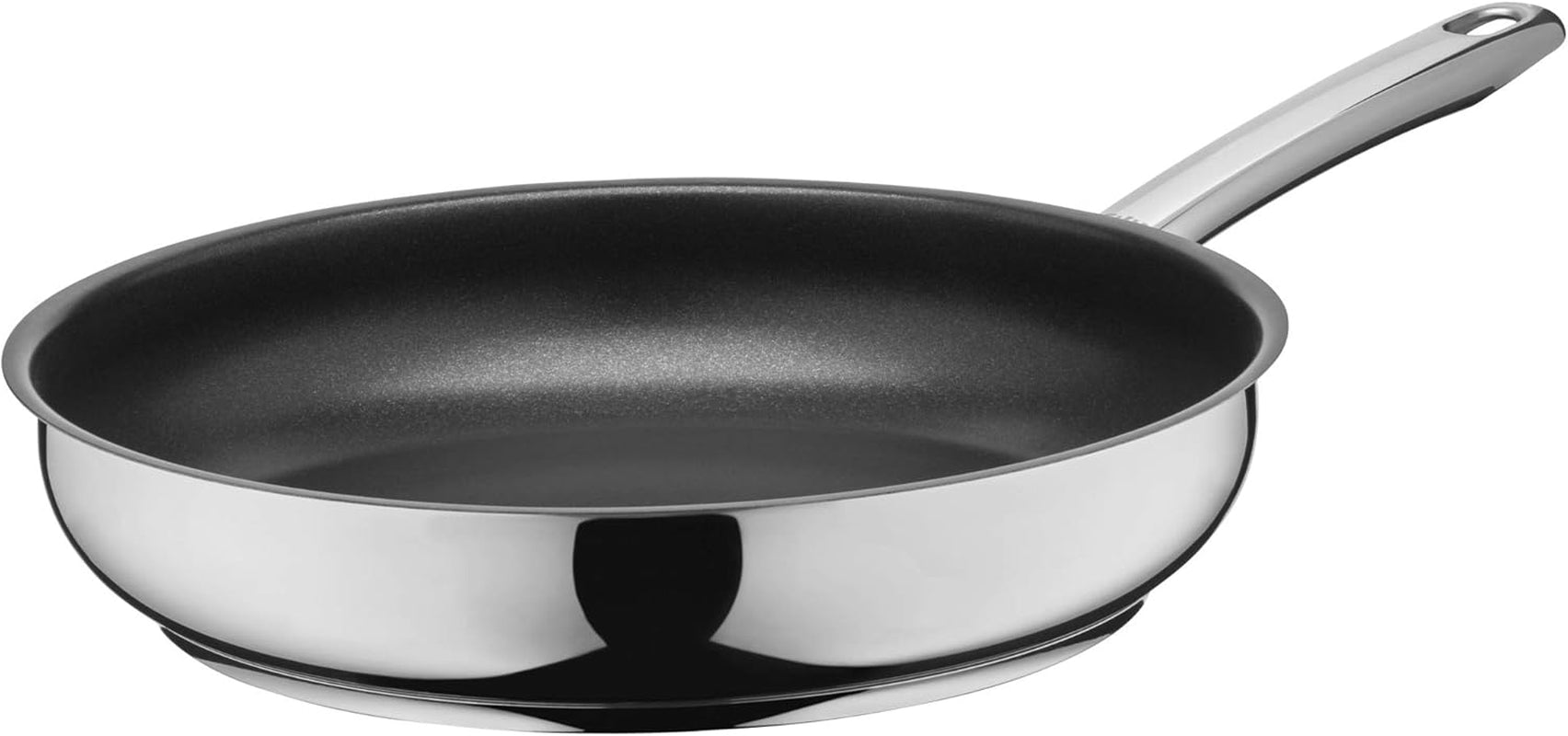 Induktionspande Silit Calabria, rustfrit stålhåndtag, ovnfast Gryder og pander Naty Shop Pan 28 Cm