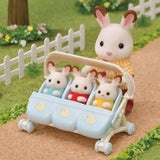 Sylvanian Families L5533 Triplets Klapvogn - Dukkehus Legesæt Naty Shop Dukker