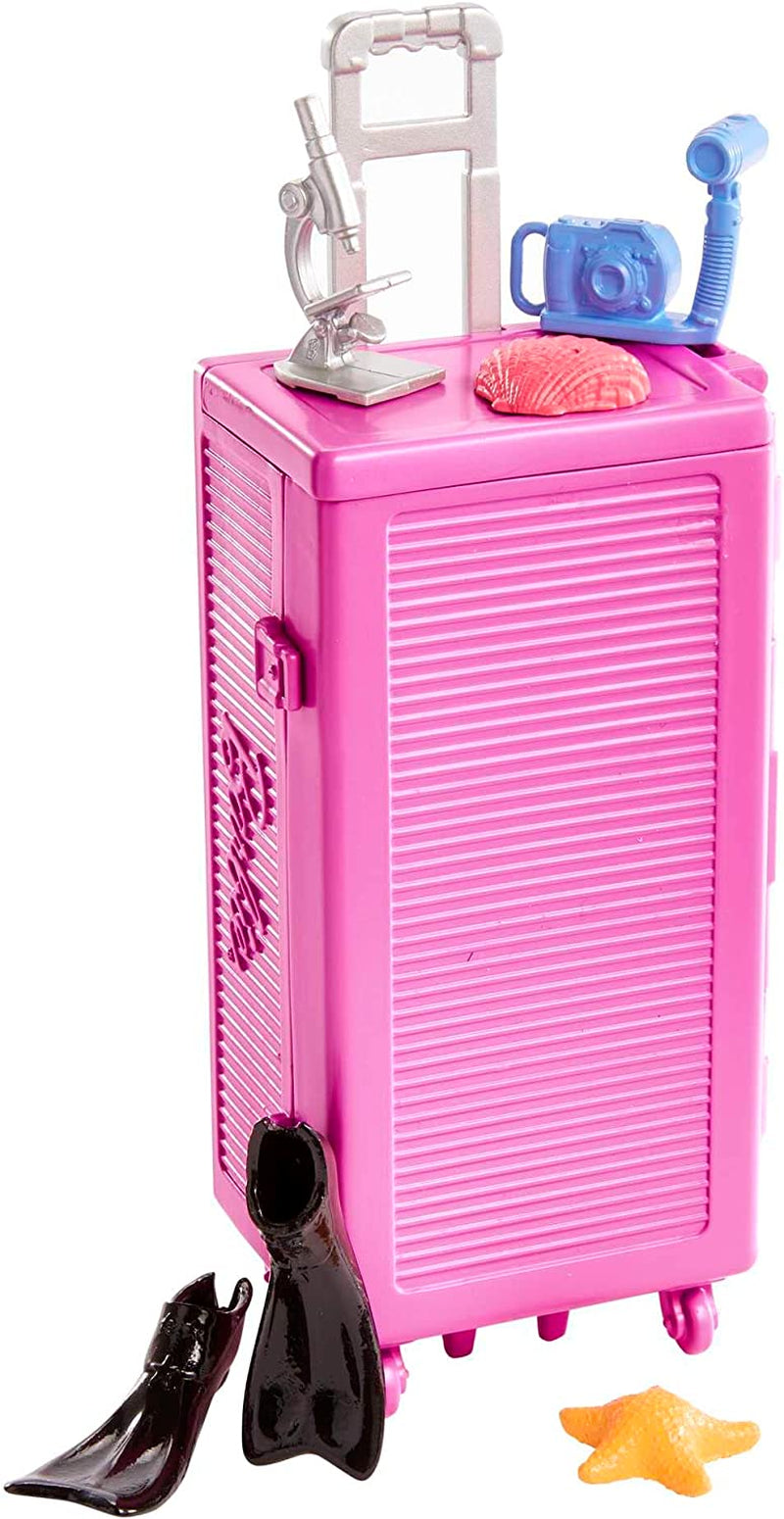Barbie You Can Be Anything Series, Marine Biolog, 1x Dukke med Blondt Hår, Badedragt, Delfin, Tilbehør, Børnegave, Alder 3+ Legetøj, HMH26