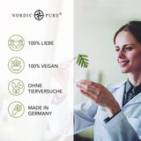 Hårkur med basilikumekstrakt fra Nordic Pure | Til pleje af tyndt, tørt og skrøbeligt hår | Kan forhindre hårtab 100ml Naty Shop hårpleje