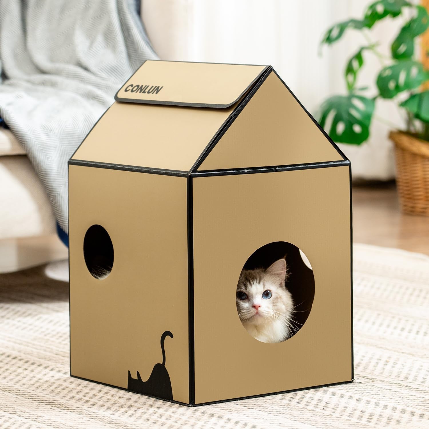 Tæpper og møbler, kæledyr, huler og huse, katte, senge til katte, katte - senge, madrasser