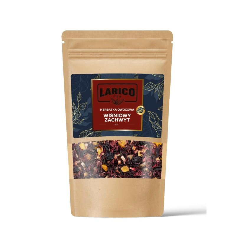Larico Tea Naturlig frugtte Früchtchen Mix Vilde jordbær Euphorie 50 g/Løs te af højeste kvalitet/Naturlig løs te