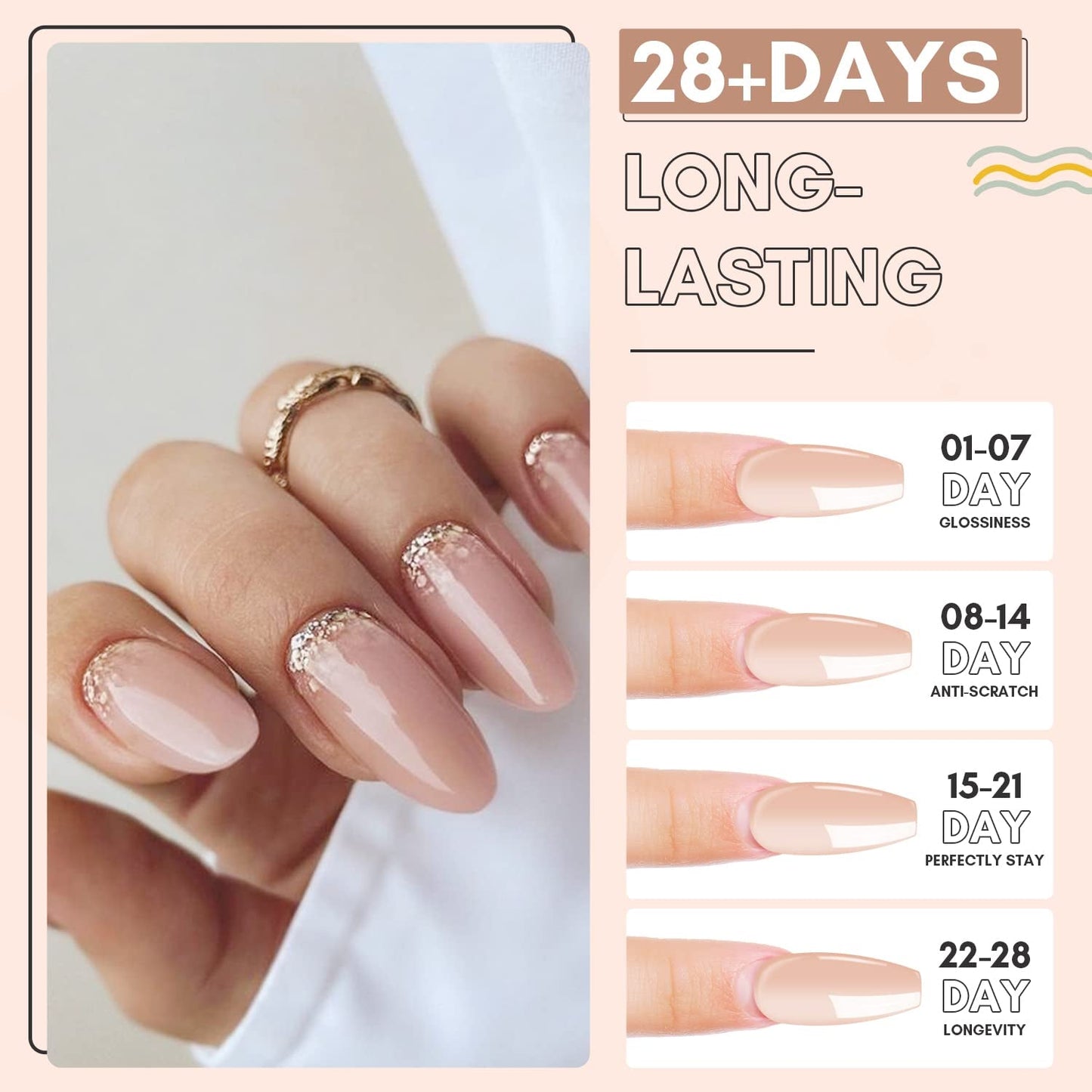 Makartt Poly Nail Extension Gel - Akryl Extension Gel, Nail Strengthening Gel, Negle Decoration, 50ml (lilla)