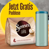 Senseo Pads Café Latte, 10 x 8 Getränke, 80 Kaffee Pos, inklusive Senseo Pad Dose
