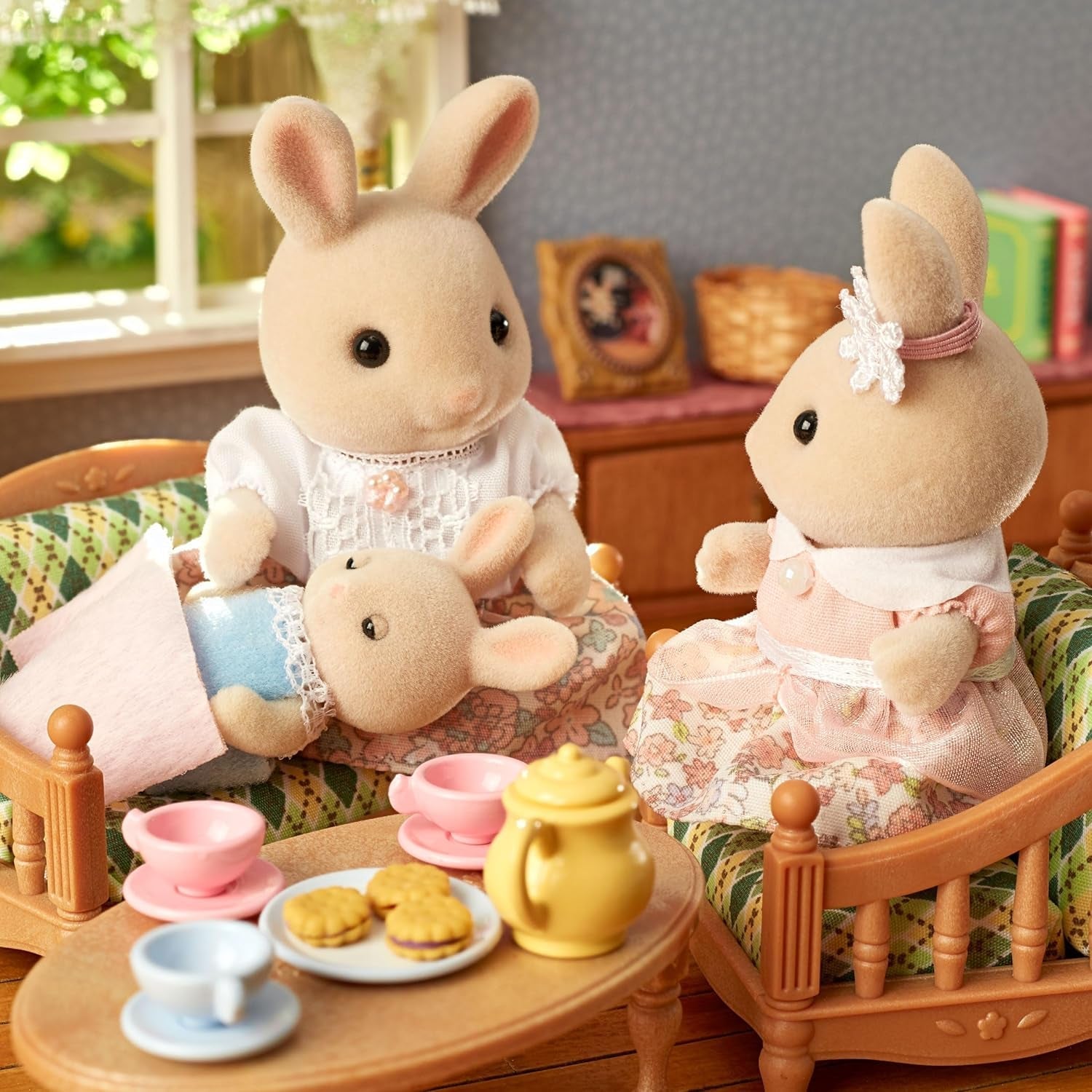 Sylvanian Families L5706 Milk Bunny Family - Dukkehusfigurer Naty Shop Dukker