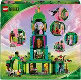 LEGO Wicked Velkommen til Emerald City tårnlegetøj, Glinda og Elphaba minidukker, gave til filmfans og piger og drenge fra 9 år, der elsker dukkehuse 75684 Byggesæt Besuche den LEGO-Store