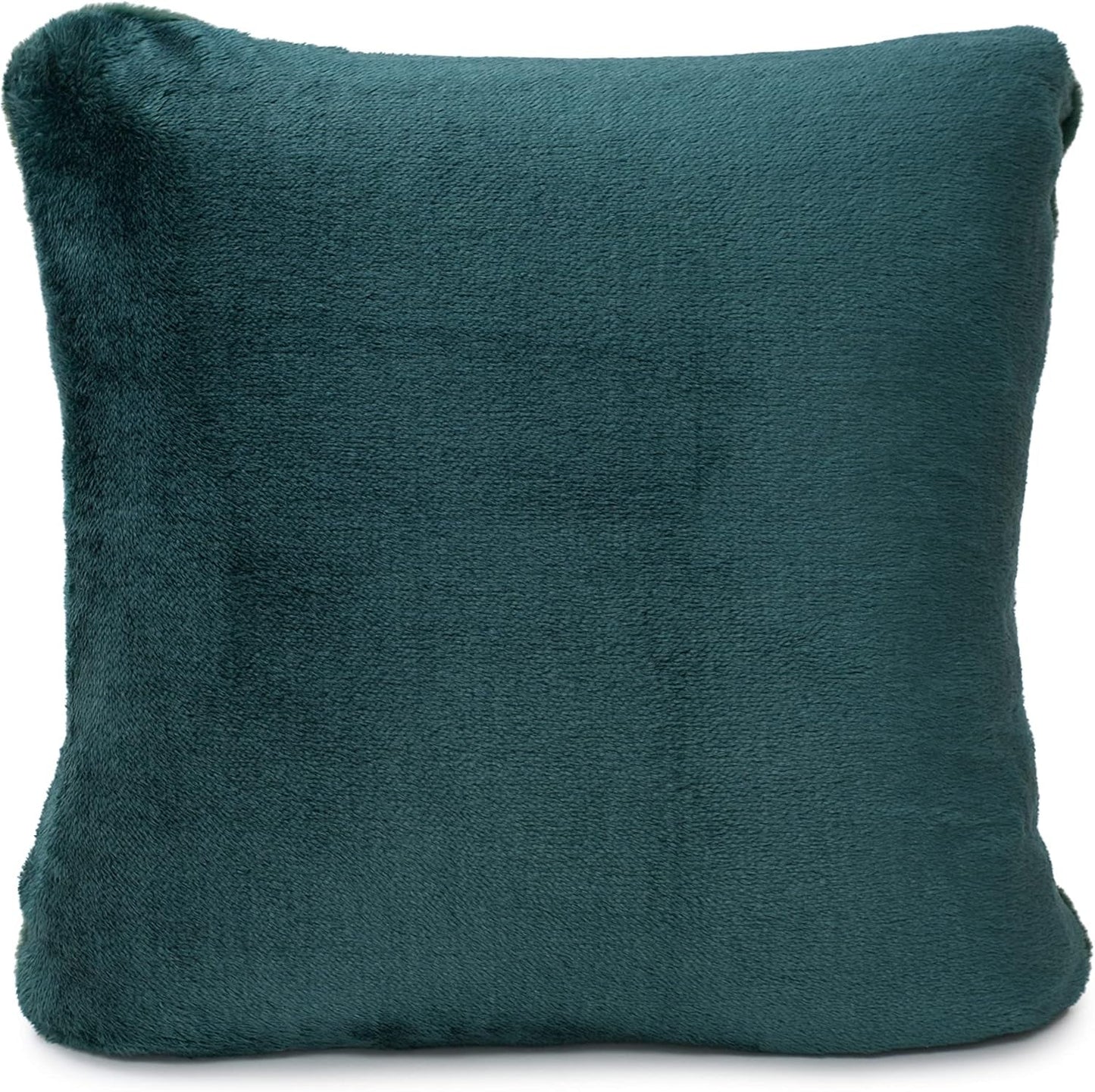 Gözze - Komfortabelt pudebetræk, Merino Feeling, 50X50 Cm - Mørkegrønne senge og tæpper Besuche den Gözze-Store