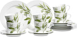 Ritzenhoff & Breker Evora kaffestel, 18 stk., porcelæn
