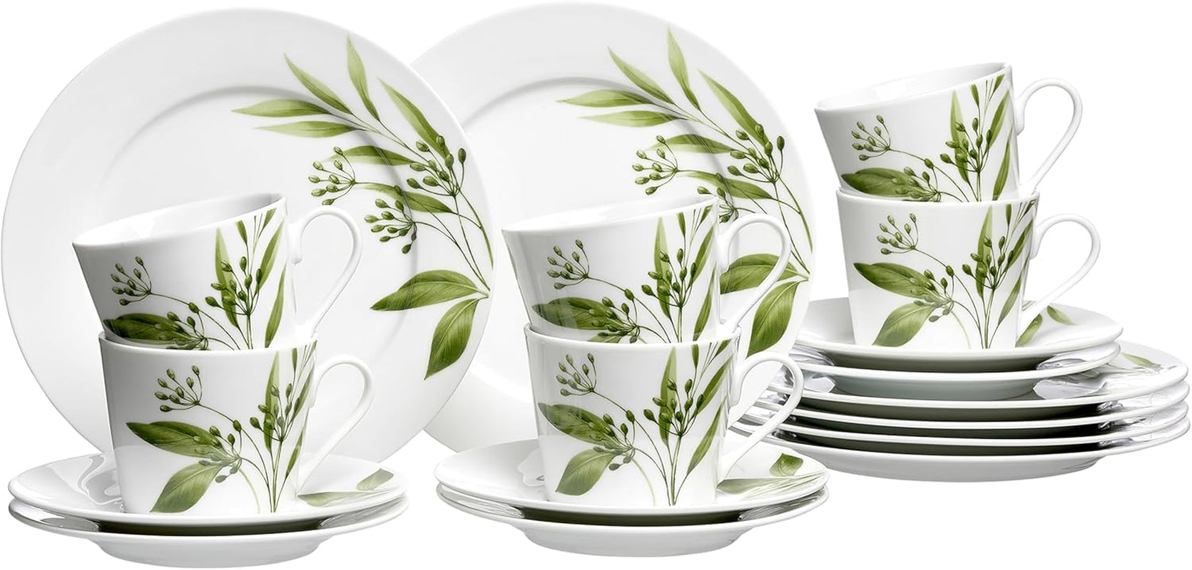 Ritzenhoff & Breker Evora kaffestel, 18 stk., porcelæn