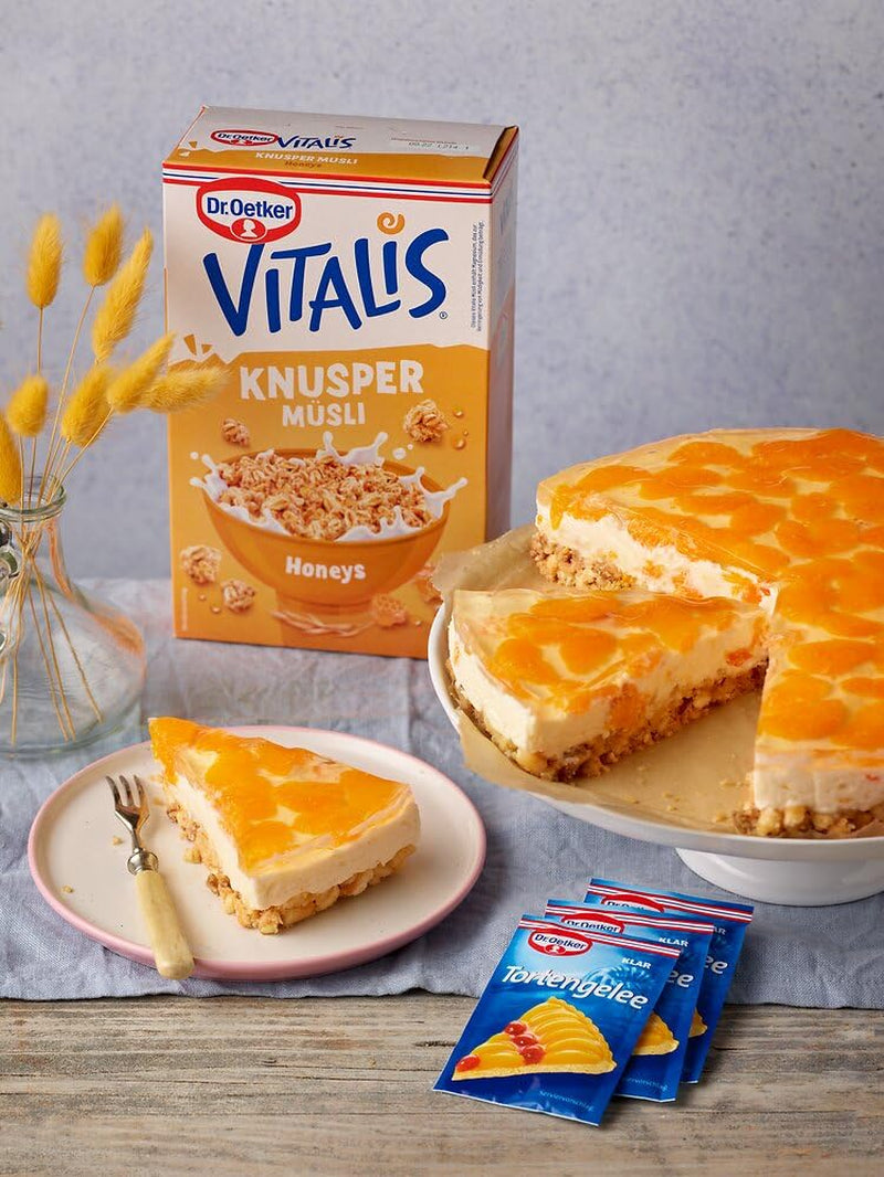 Dr. Oetker Vitalis Crunchy Honeys: Honey Crunchy Müsli til morgenmad og snacks, 5 stk. (5 x 600 g)
