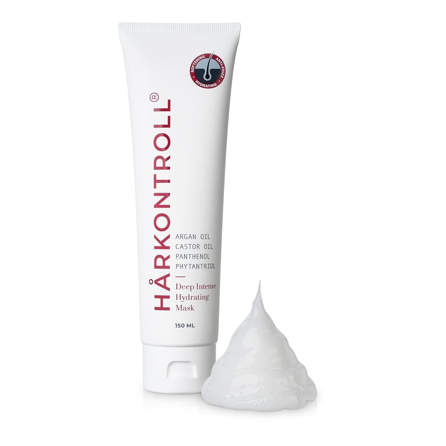 Harkontroll Deep Intense Hydrating Mask, intens fugtgivende hårmaske, 150 ml Hårmaske Naty Shop