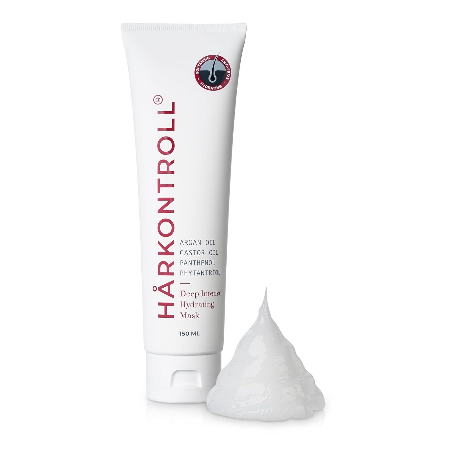Harkontroll Deep Intense Hydrating Mask, intens fugtgivende hårmaske, 150 ml Hårmaske Naty Shop