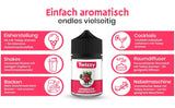 Twizzy, intens hindbærsmag, 60 milliliter Arome Naty Shop