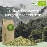 Mate te smagesæt ● 4 varianter af økologisk Mate te ● 100 g hver Erva Mate + Yerba Mate + Green Mate te + Roasted Mate te