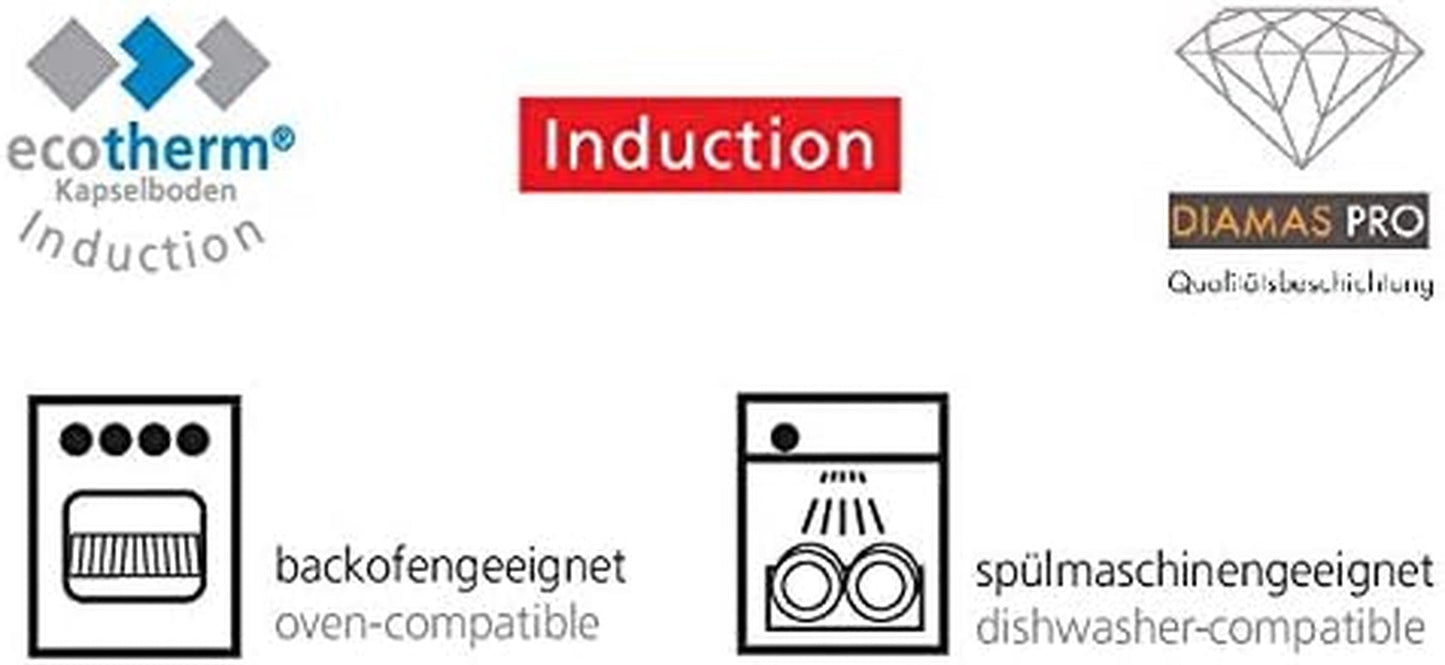 Gastrosus Industar Diamas Pro, rustfrit stål Gryder og pander Naty Shop