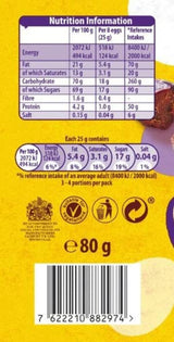 Solid pose med små chokoladeæg (80 g) i en sprød sukkerbakke (påskeforme)