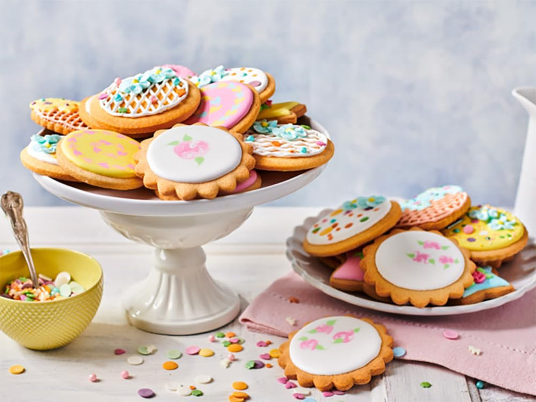 Funcakes Mix Für Kekse: Einfach Zu Verwendende, Knusprige Und Knusprige Kekse, Perfekt Zum Dekorieren Mit Fondant- Oder Royal Icing, Auch Als Tortenkruste Geeignet, Halal., 1 Kg Mix til bagning og madlavning Naty Shop