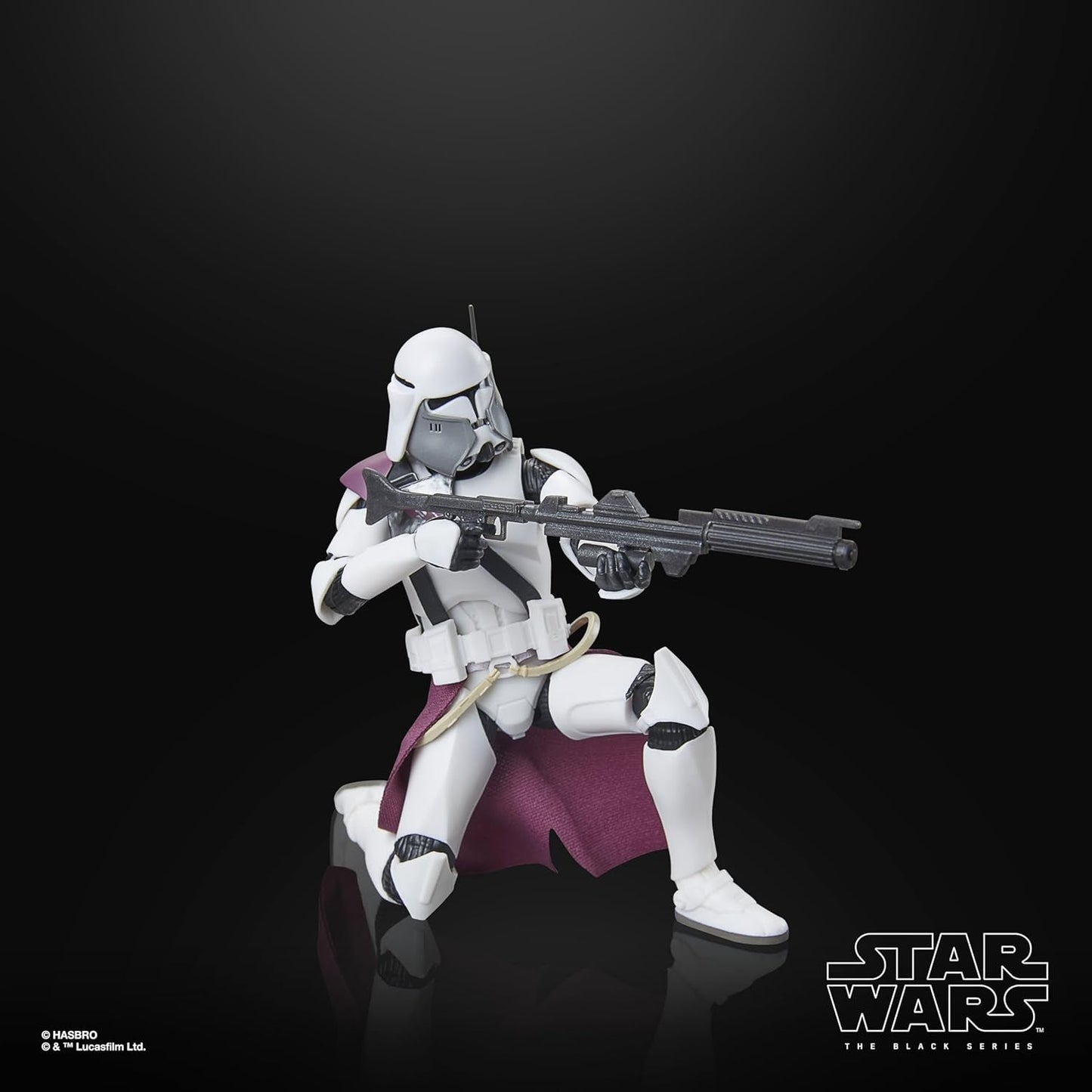 Star Wars Black Series Clone Commander Bacara, Star Wars: Ahsoka Premium samlerfigur (15 cm) Actionfigurer Naty Shop