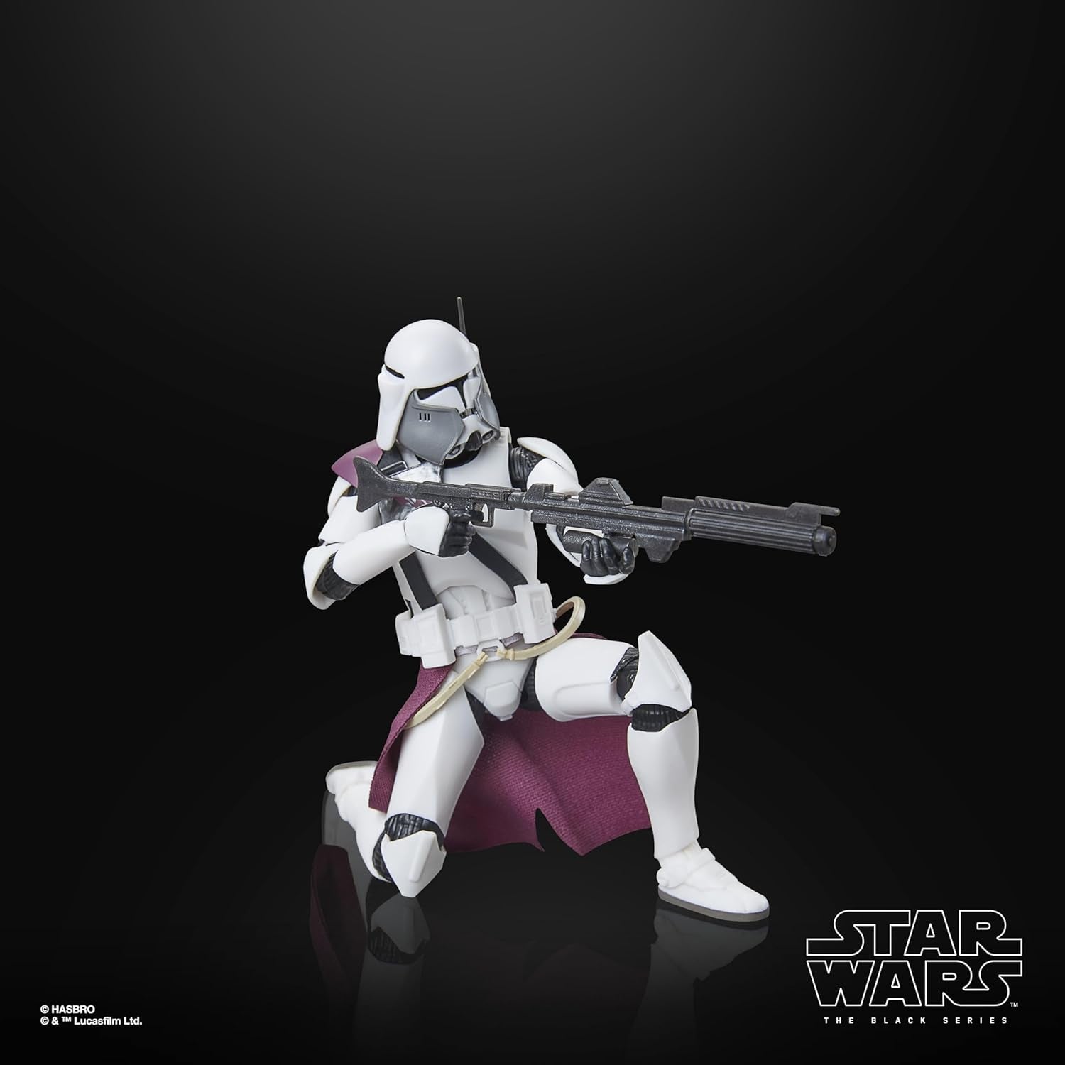 Star Wars Black Series Clone Commander Bacara, Star Wars: Ahsoka Premium samlerfigur (15 cm) Actionfigurer Naty Shop