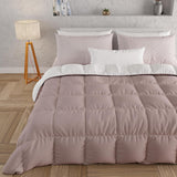 PETTI Artigiani Italiani - Vinterdobbeltsengsdyne, maxi, monokrom, dobbeltsidet, hvid, grå, 100% Made in Italy Dyner og dyner Naty Shop Gammel pink hvid Una Piazza E Mezza
